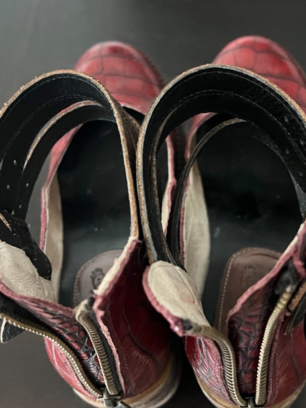 Freebird Randi Red Croc Shoes - Picture 7 of 7